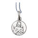 Rhodium plated medal with St. Joseph the Evangelist 10 mm s1