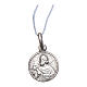 Saint Mark the Evangelist medal 925 sterling silver 0.39 in s1