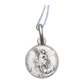 Medaille Herzengel Michael Silber 925 10mm