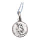 Rhodium plated medal with St. Michael the Archangel 10 mm s1
