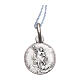 Saint Michael the Archangel medal 925 silver finished in rhodium 0.39 in s1