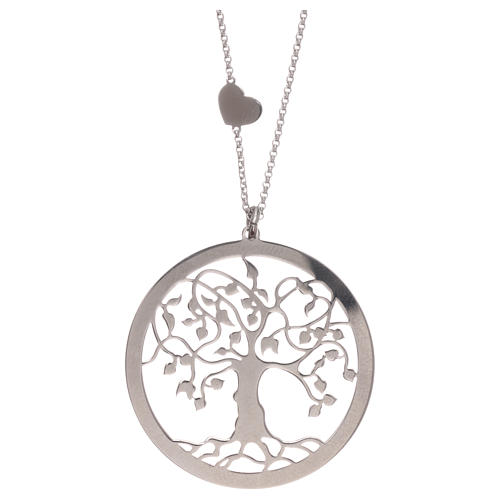 Collier AMEN argent 925 fin. rhodiée arbre de la vie 3