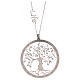 Collier AMEN argent 925 fin. rhodiée arbre de la vie s2