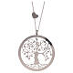 AMEN Necklace 925 silver finished in rhodium tree of life s3
