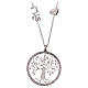 AMEN Necklace 925 silver finished in rhodium tree of life pendant s1