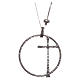 AMEN necklace in 925 silver rhodium finish with Cross, adjustable s1