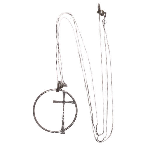 Collier AMEN argent 925 rhodié chaîne réglable 3