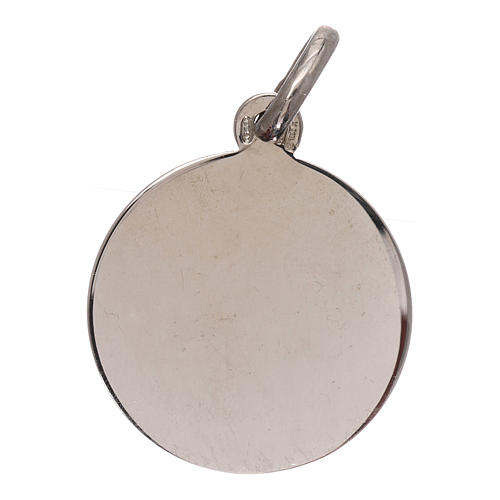 Medaglia San Michele Arcangelo argento 925 mis. 16 mm 2