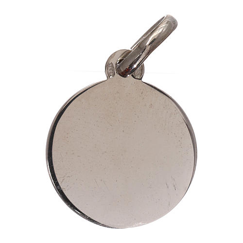 Medalla San Miguel Arcángel plata 925 12 mm 2