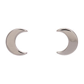 Boucles d'oreilles AMEN lune argent 925