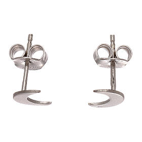 Boucles d'oreilles AMEN lune argent 925