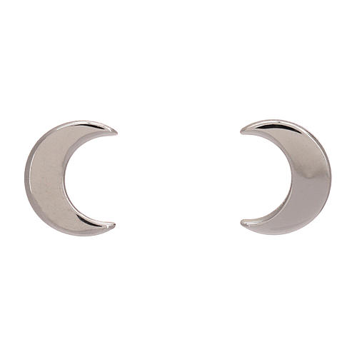Moon stud earrings AMEN, 925 silver 1