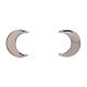 Moon stud earrings AMEN, 925 silver s1