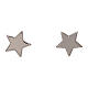 Star-shaped stud earrings AMEN, 925 silver s1