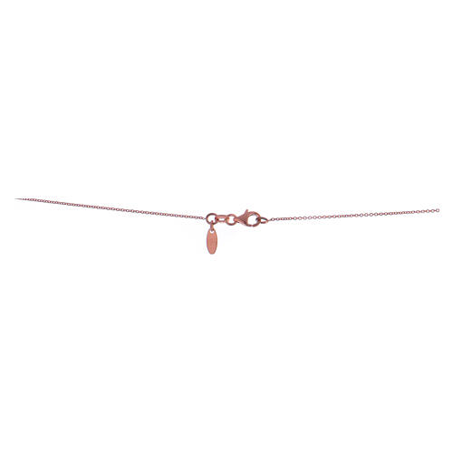 AMEN necklace, pink 925 silver 3