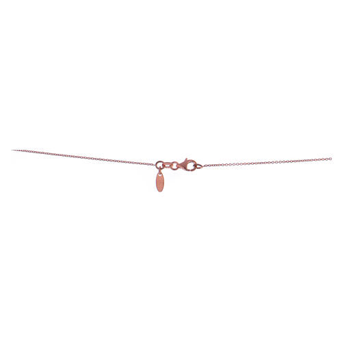Necklace AMEN in 925 rose silver 3