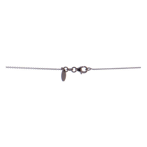 Necklace with different shapes, AMEN in 925 silver 3
