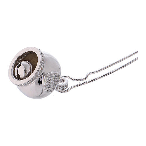 Collana in argento 925 ciondolo campanella AMEN 5
