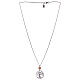 Necklace tree of life and angel 925 silver rhodium/rosé finish s4