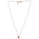 Collier AMEN argent 925 rosé ange avec zircons s2