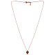 Collier AMEN argent 925 rosé ange avec zircons s3