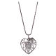 Amen Collezione Collana Con Ciondolo Angelo In Rodio - Argento Sterling 925 - Regalo Con Scatola E Sacchetto