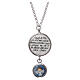 925 silver necklace angel medal and prayer s4