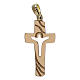 Cross with cut-out body of Christ, 18K gold, 1.53 g s1