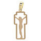 Cross with Christ silhouette 18-carat gold 2.23 gr s1