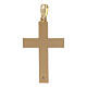 Cross with engraved braid pattern, 18K gold, 2.03 g s2
