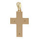 Cross with lateral engravings 18-carat gold 1.97 gr s2
