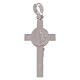 Saint Benedict's cross, white rhodium-plated 18K gold, 4.48 g s2