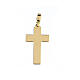 Croce latina pendente liscia oro 18 kt - gr 5,13 s1