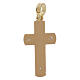Cross pendant engraved with Christ 18-carat gold 3.68 gr s2