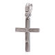 Cross with central X, white 18K gold, 1.45 g s2