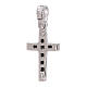 Cross central square polished white 18-carat gold 1.83 gr s2