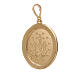 Miraculous Medal pendant, 18K gold and strass, 3.4 g s2