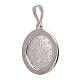 Miraculous Medal pendant 18-carat white gold crystals 2.5 gr s2