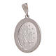 Miraculous Medal pendant 750/00 white gold crystals 3.4 gr s2