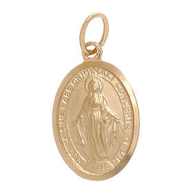 Miraculous Medal of 18k yellow gold 1.8 g