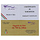 Pendente Medaglia Miracolosa oro giallo 18 carati strass neri 3,4 grammi s3