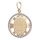 Pendentif Vierge Miraculeuse or 750/00 zircons rond 2,7 gr s2