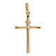 18K gold polished cross pendant, 1.1 grams s1