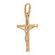 Pingente cruz Cristo ouro amarelo 750/00 0,8 gr s1