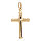 Cruz pingente ouro amarelo 18K INRI 1,3 gr s1