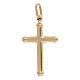Cross-shaped pendant with body of Christ, 750/00 polished yellow gold, 1.5 g s2
