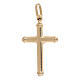 Pendentif crucifix or jaune 750/00 brillant 1,5 gr s2