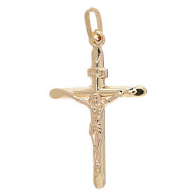 Pendentif crucifix or 18K 1,6 gr