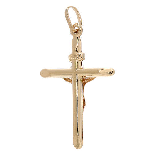 Crucifix pendant 18-carat gold 1.6 gr 2