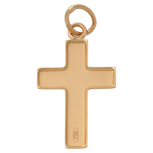 Pendente croce oro 750/00 arabeschi 0,7 gr 3